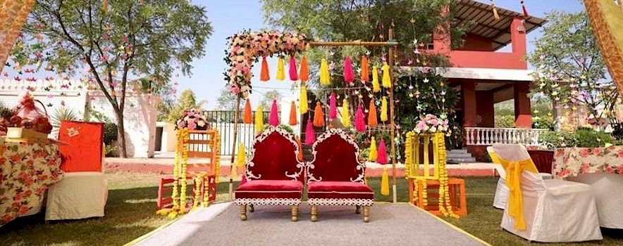 Photo of Atharva Palace @ Cottage Lawn Jaipur | Marriage Garden | Wedding Lawn | BookEventZ