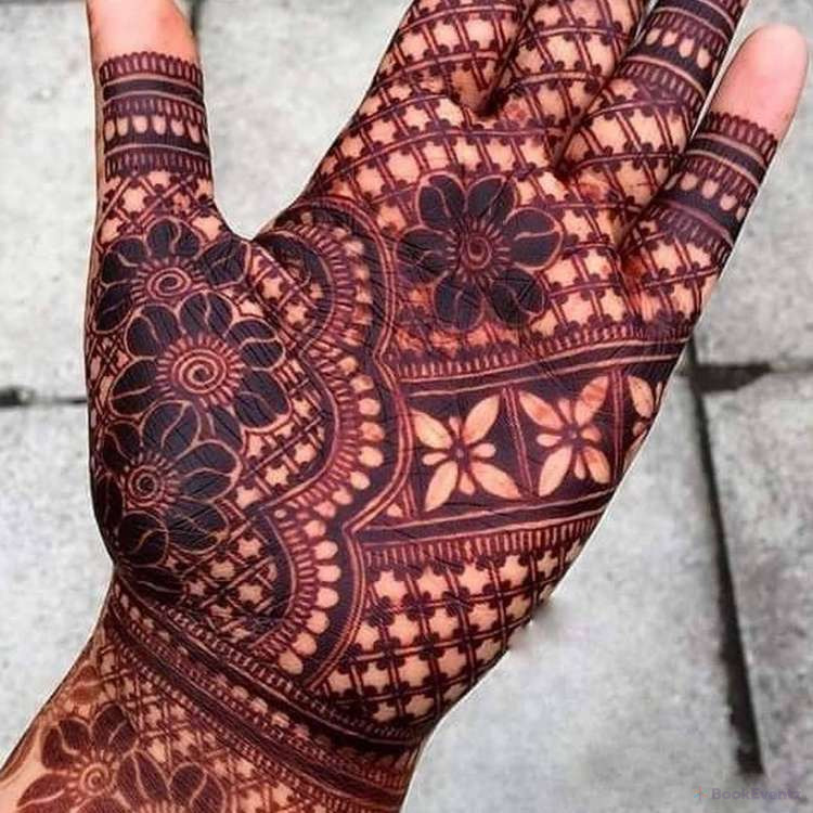 10 Simple Bridal Rajasthani Mehndi for Hands