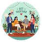 Get together icon